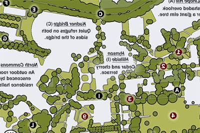 Green Spaces Campus Map